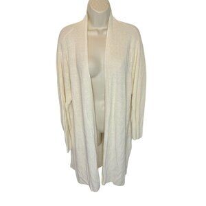 Eileen Fisher Organic Cotton Linen Long Cardigan NWT - Size 3X